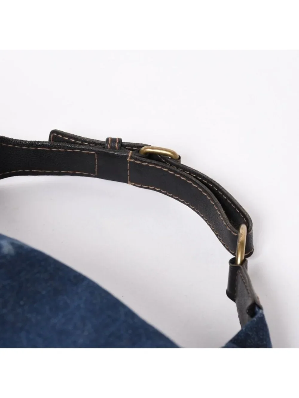 Saint Laurent Bag Cassandra Denim Blue Gold